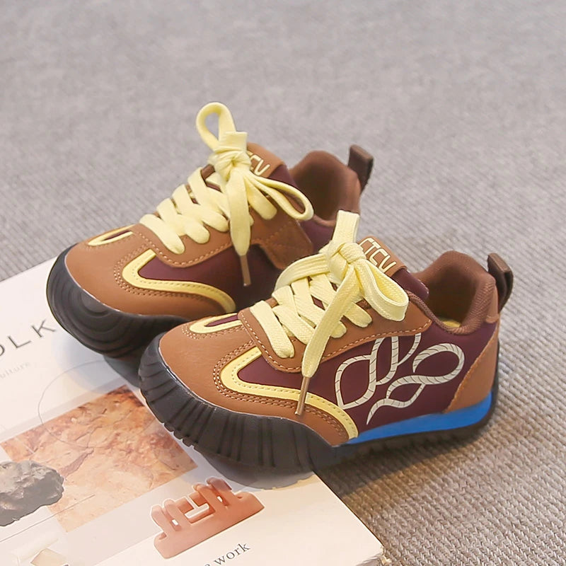 Children Sports Shoes Soft Bottom Trendy Ids Running Shoes Non-slip 2026 Brand New Boys Girls Casual Shoes Fashion Versatile