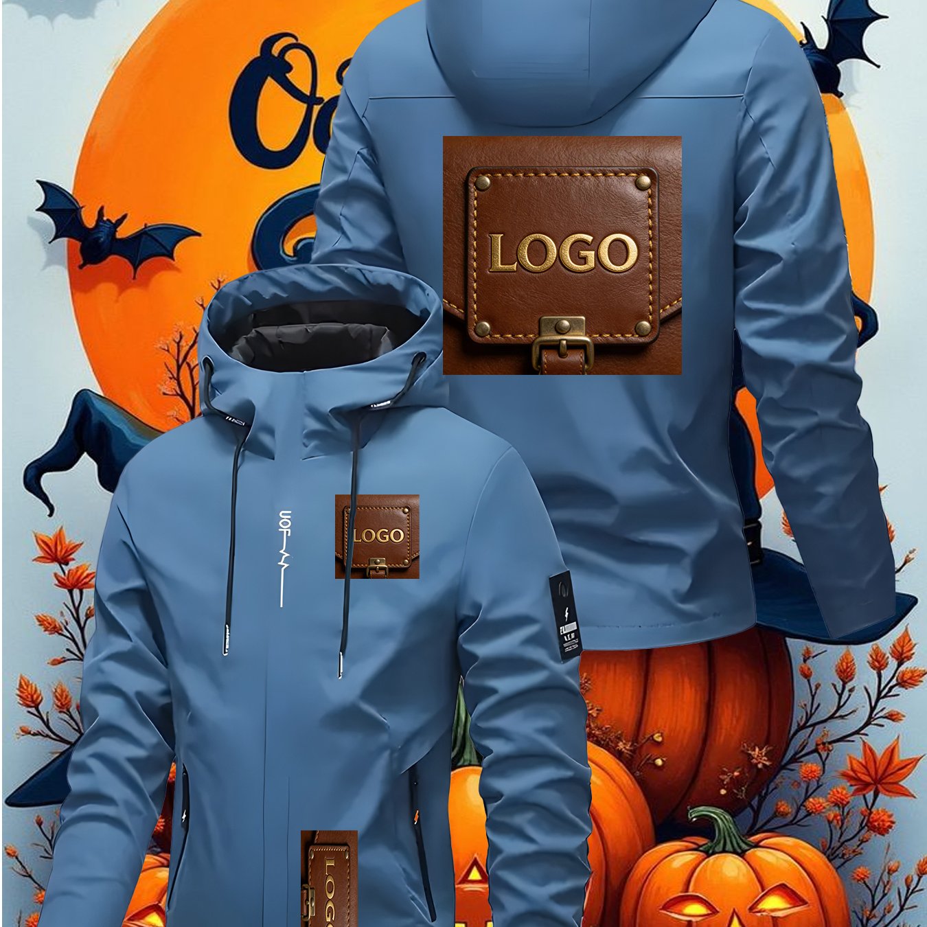 Men'S and Women'S High-End Personalized Hooded Jackets | Autumn and Winter New Styles, Customizable with Any Logo, Brand Logo, Image, Text, Casual Business, Fashionable Street, Outdoor Sports, Travel Versatile Top, Zipper Clo