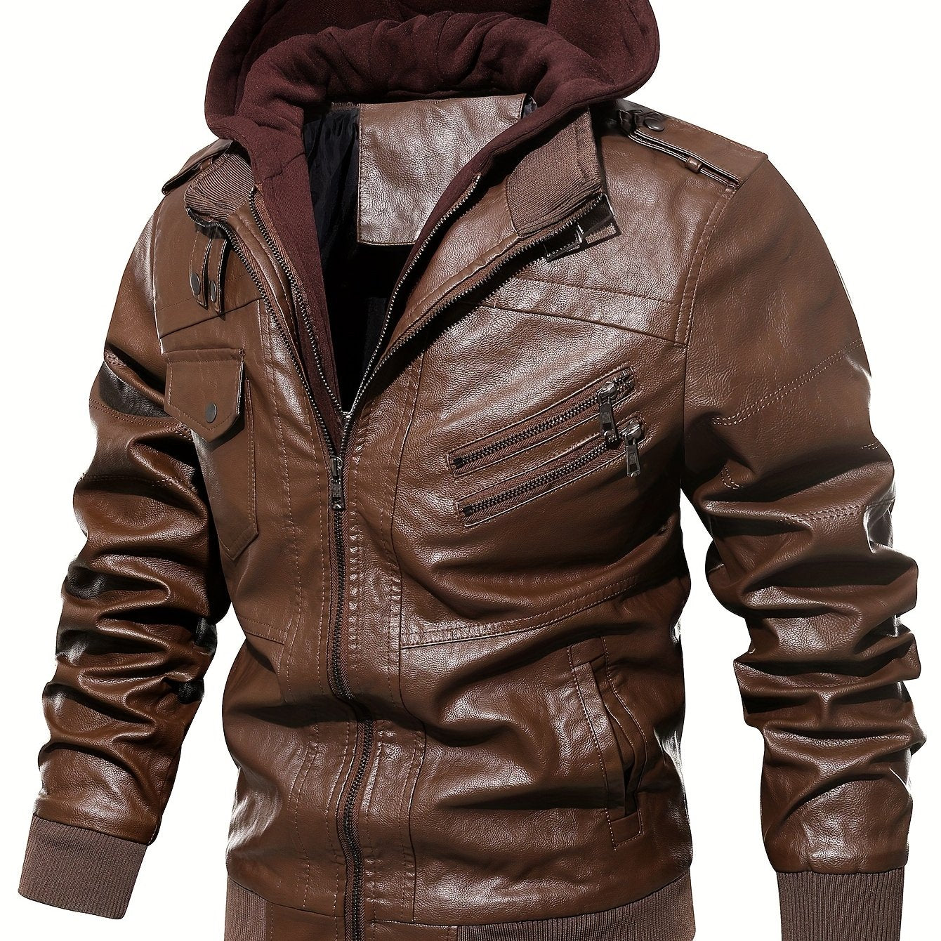 Men's Casual Hooded Warm Jacket, Cold Weather Jacket, Winter Outerwear, Casual Style, Streetwear Fashion, Quality Stitching, Zipup Hoodie, Unisex Style, Casual Attire, Winter Essentials