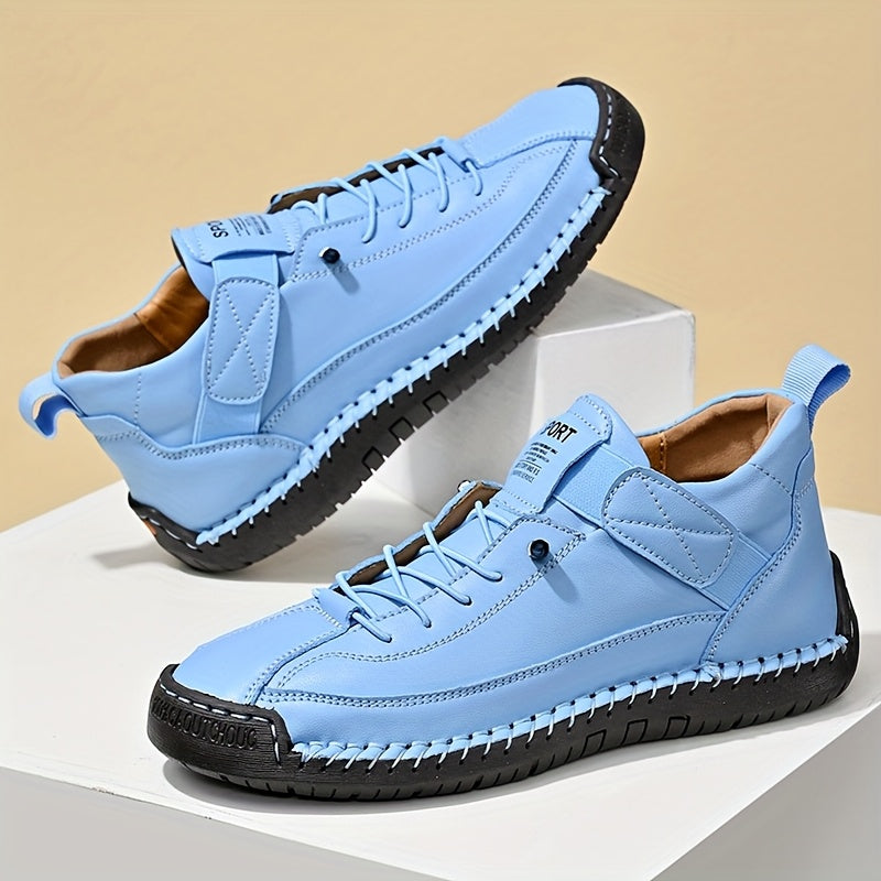 Women'S Slip-On Loafers - Breathable Synthetic Cover Casual Shoes with Soft Rubber Sole, Lace-Up Design, All-Season Comfort for Casual Attire, Ladies Shoes