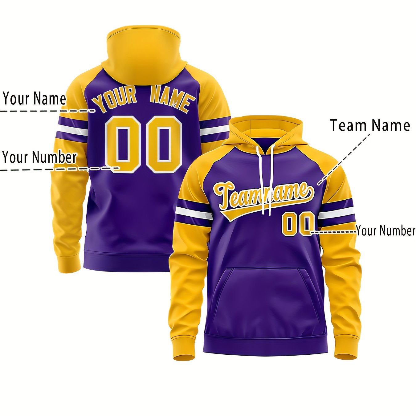 Customizable]Men's Hoodie, Halloween And Christmas Patterns/Text Customization, Personalized Design, Loose And Comfortable Pullover with Kangaroo Pocket, Soft And Durable Fabric, Perfect for Streetwear Enthusiasts, Unisex Fit