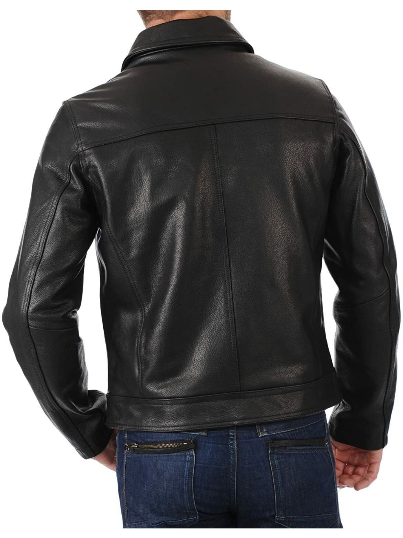 Stand-Up Collar Biker Jacket for Men | Trendy & Stylish New Casual Jacket with Zipper Closure and
