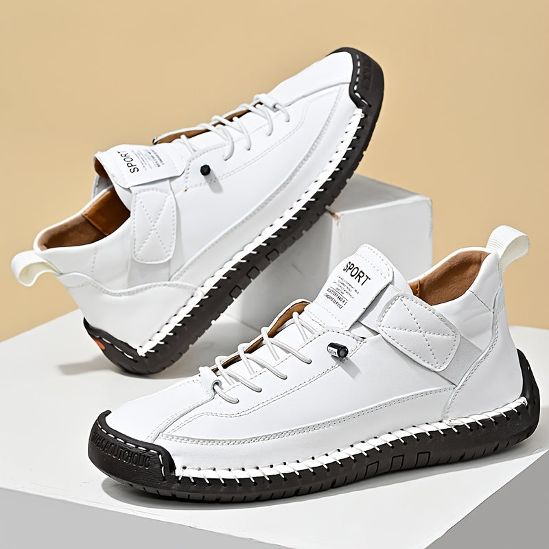 Women'S Slip-On Loafers - Breathable Synthetic Cover Casual Shoes with Soft Rubber Sole, Lace-Up Design, All-Season Comfort for Casual Attire, Ladies Shoes