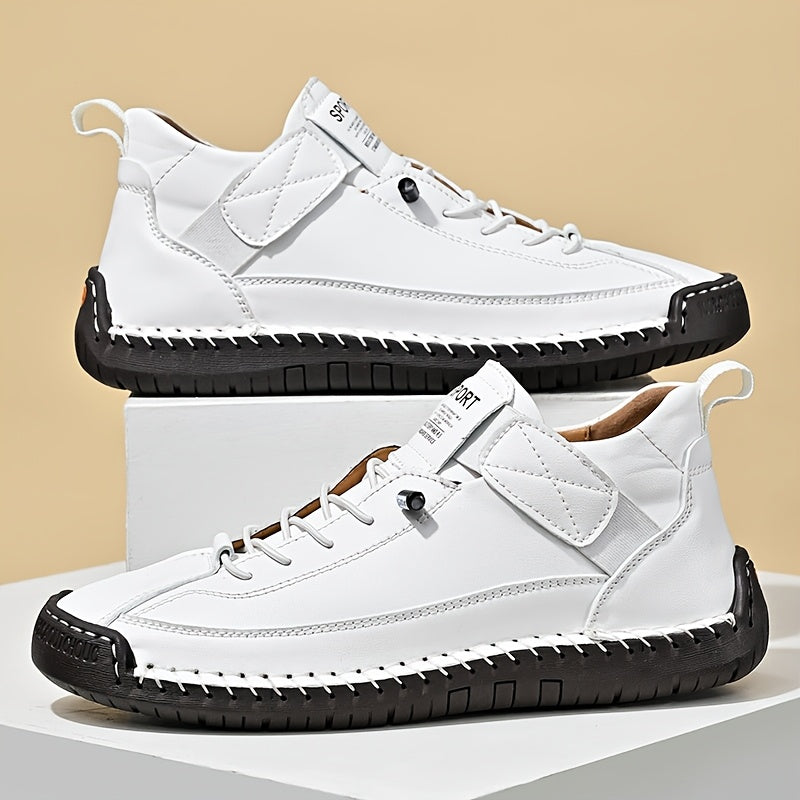 Women'S Slip-On Loafers - Breathable Synthetic Cover Casual Shoes with Soft Rubber Sole, Lace-Up Design, All-Season Comfort for Casual Attire, Ladies Shoes