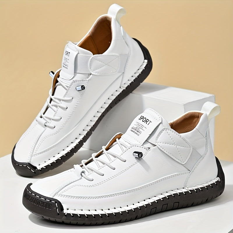 Women'S Slip-On Loafers - Breathable Synthetic Cover Casual Shoes with Soft Rubber Sole, Lace-Up Design, All-Season Comfort for Casual Attire, Ladies Shoes