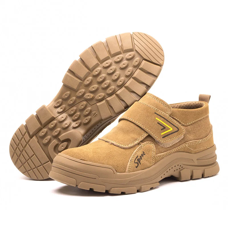 LightBearer 776 Steel Toe Safety Shoes for Men 300 Degrees Celsius High Temperature Welding Industrial Working Summer Winter