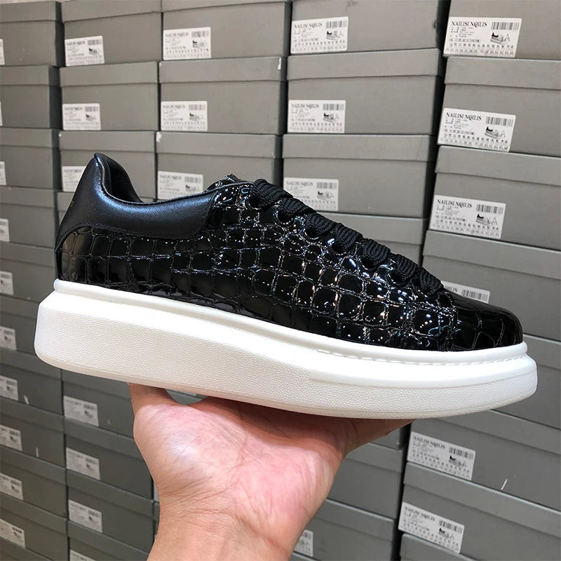 The Crimson King Genuine Leather Sneakers