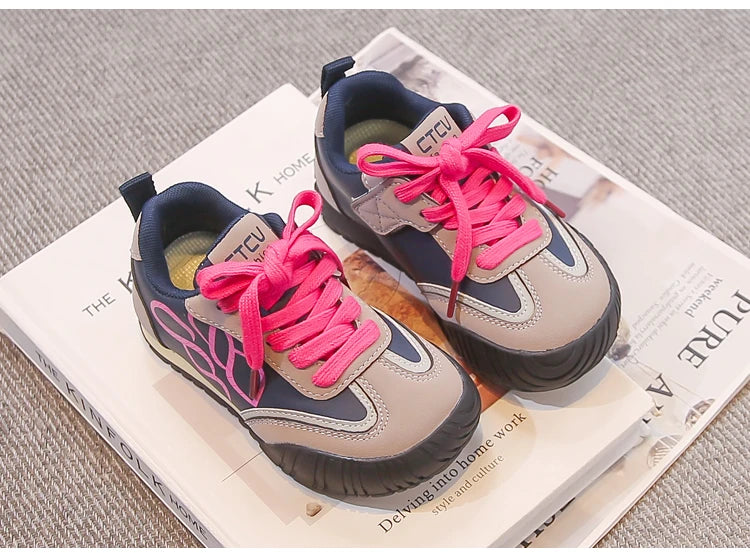 Children Sports Shoes Soft Bottom Trendy Ids Running Shoes Non-slip 2026 Brand New Boys Girls Casual Shoes Fashion Versatile