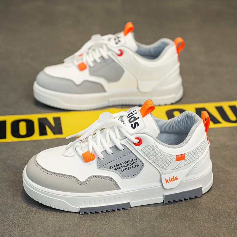 Children's shoes Children's small white shoes Boys' shoes 2024 new white sports shoes for primary school girls big children