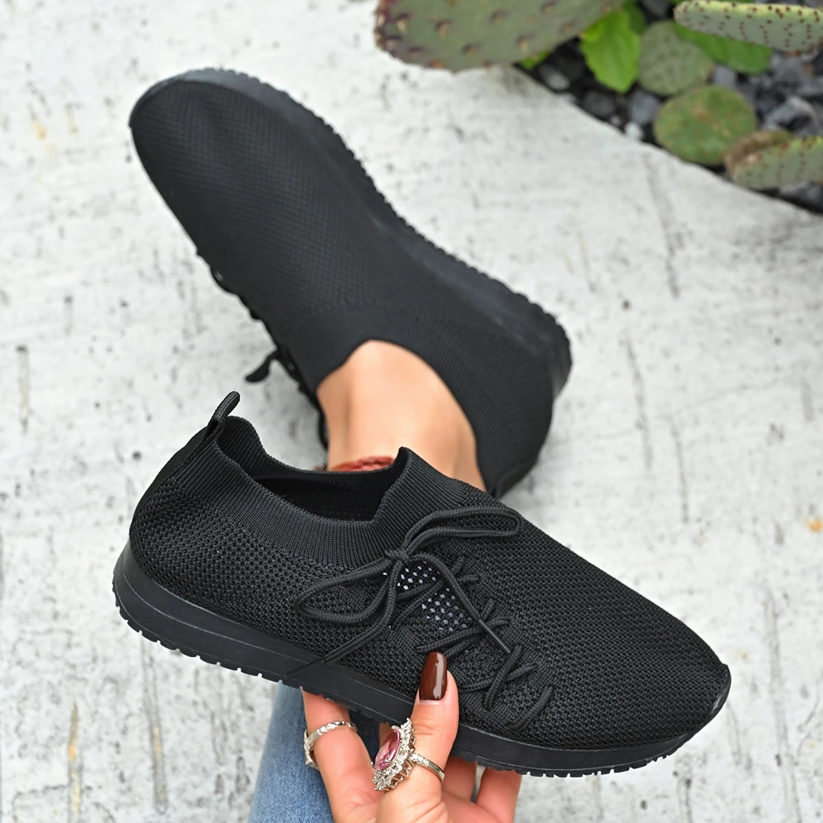 Women Casual Shoes Fashion Breathable Walking Mesh Flat Shoes Woman White Sneakers Women 2024 Tenis Feminino Female Shoes