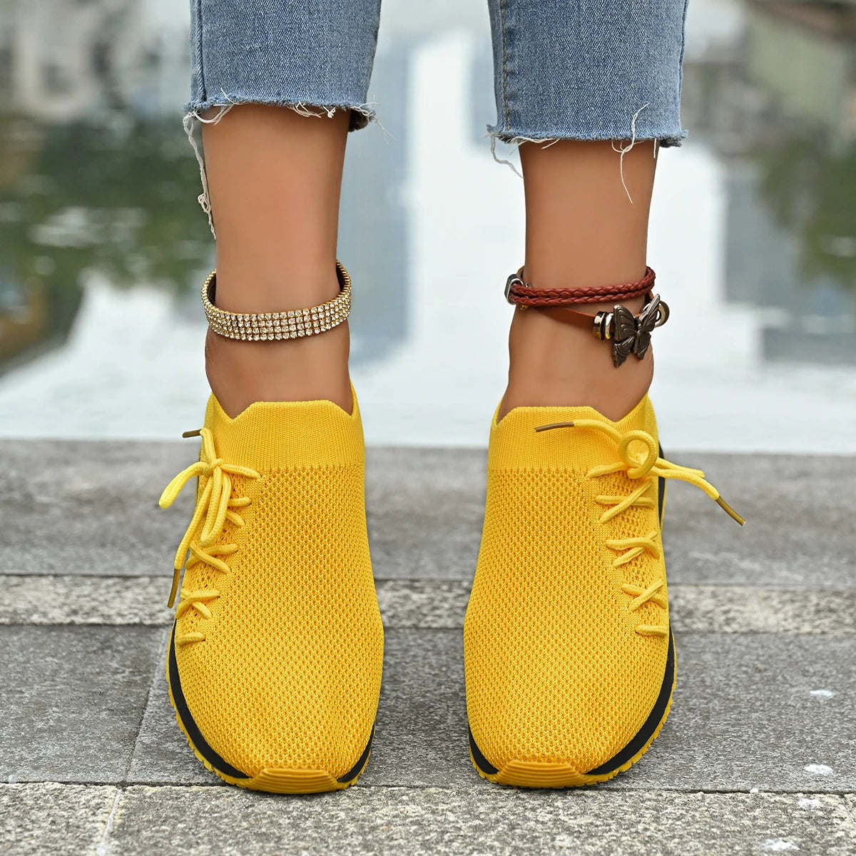 Women Casual Shoes Fashion Breathable Walking Mesh Flat Shoes Woman White Sneakers Women 2024 Tenis Feminino Female Shoes
