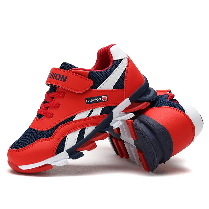 Children Sport Shoes For Boys Breathable Sneaker Lightweight Soft Soled Running Shoes Comfort Students Walking Casual Shoes