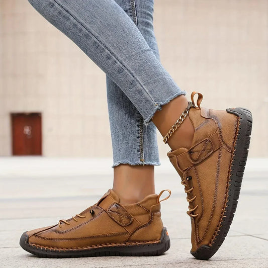 Summer Shoes Woman Platform Leisure Loafers Handmade Breathable Sneakers Moccasins Luxury Brand Boat Shoes Chaussure De Sport