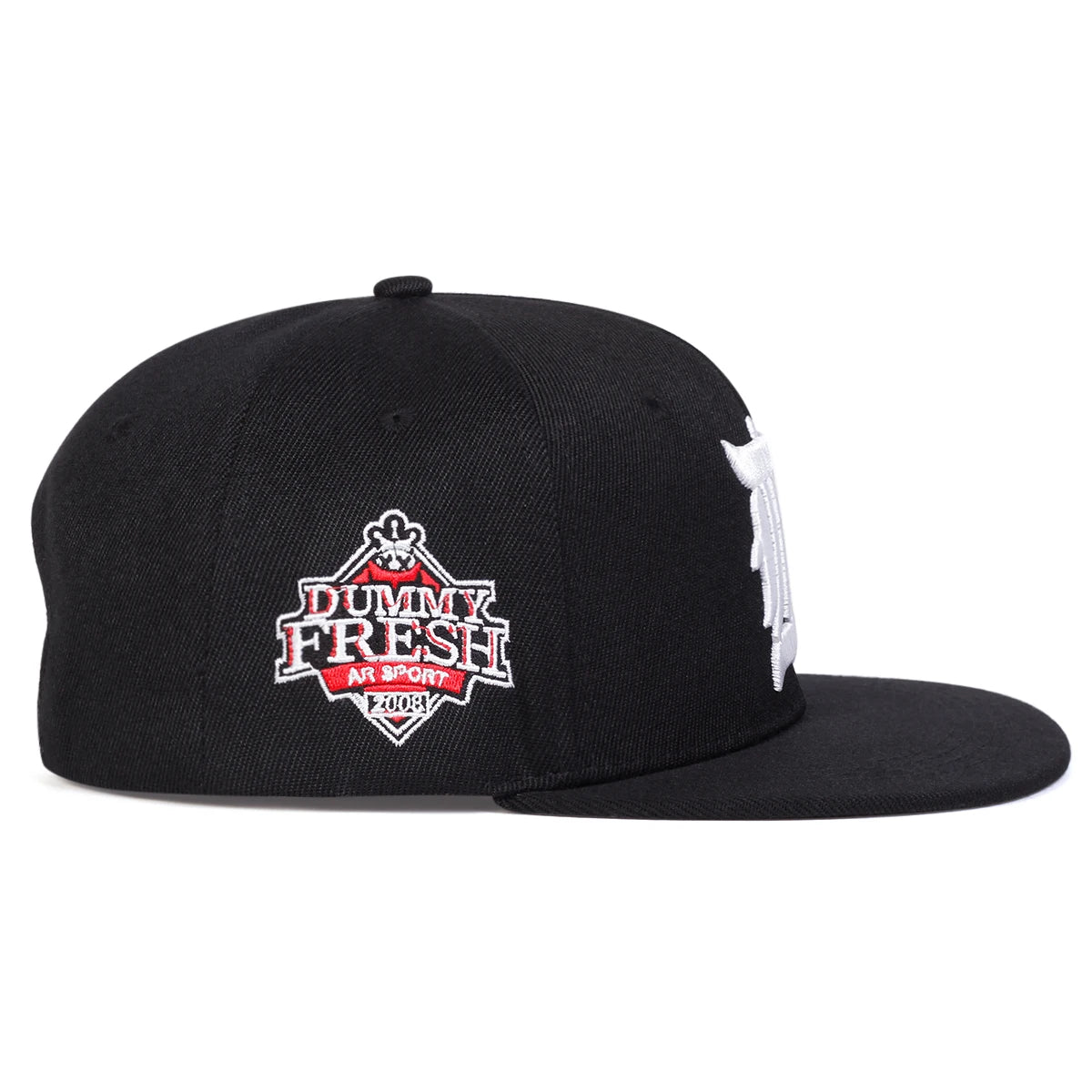 Unisex D Letter Side DUMMY FRESH Embroidery Hip-hop Hats Spring Autumn Outdoor Adjustable Casual Baseball Caps Sunscreen Hat Cap