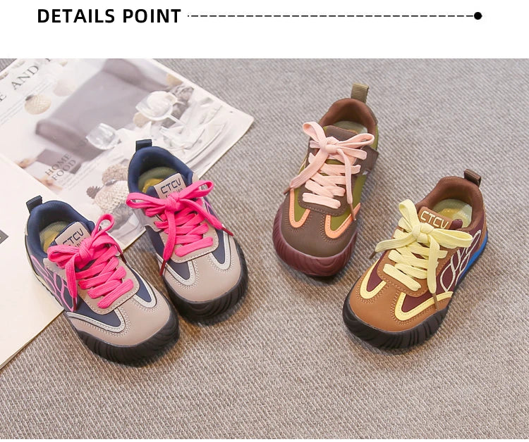 Children Sports Shoes Soft Bottom Trendy Ids Running Shoes Non-slip 2026 Brand New Boys Girls Casual Shoes Fashion Versatile