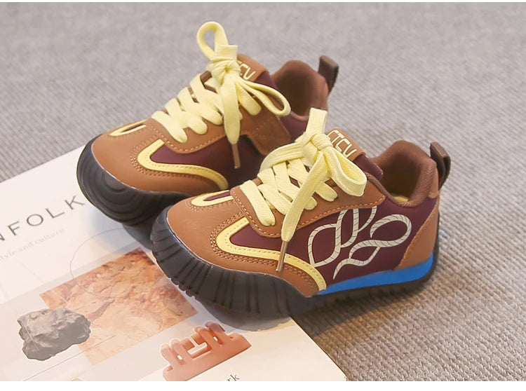 Children Sports Shoes Soft Bottom Trendy Ids Running Shoes Non-slip 2026 Brand New Boys Girls Casual Shoes Fashion Versatile
