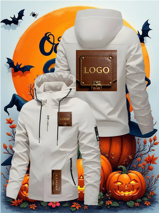 Men'S and Women'S High-End Personalized Hooded Jackets | Autumn and Winter New Styles, Customizable with Any Logo, Brand Logo, Image, Text, Casual Business, Fashionable Street, Outdoor Sports, Travel Versatile Top, Zipper Clo