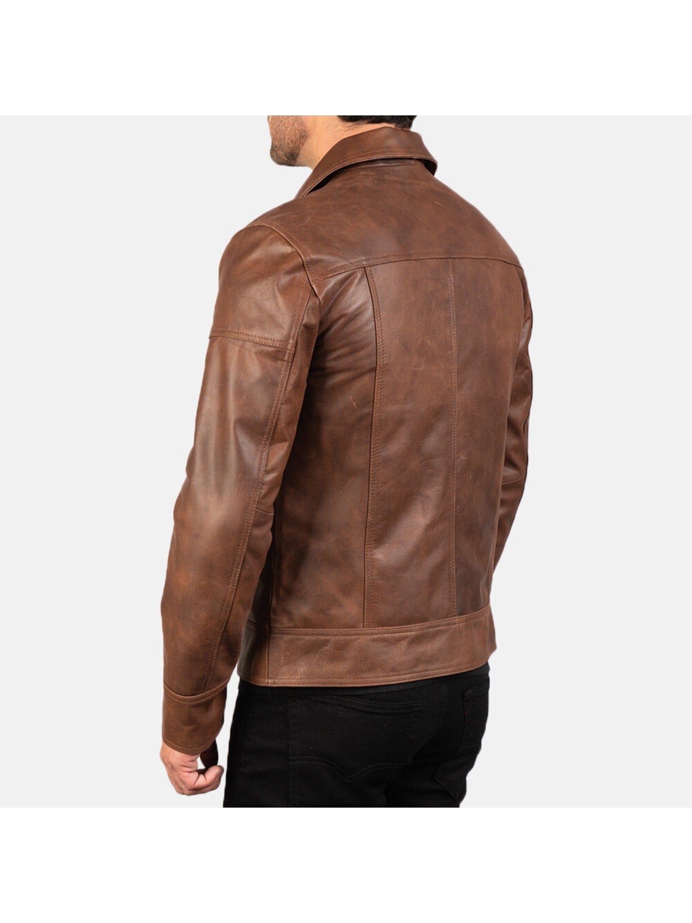 Stand-Up Collar Biker Jacket for Men | Trendy & Stylish New Casual Jacket with Zipper Closure and