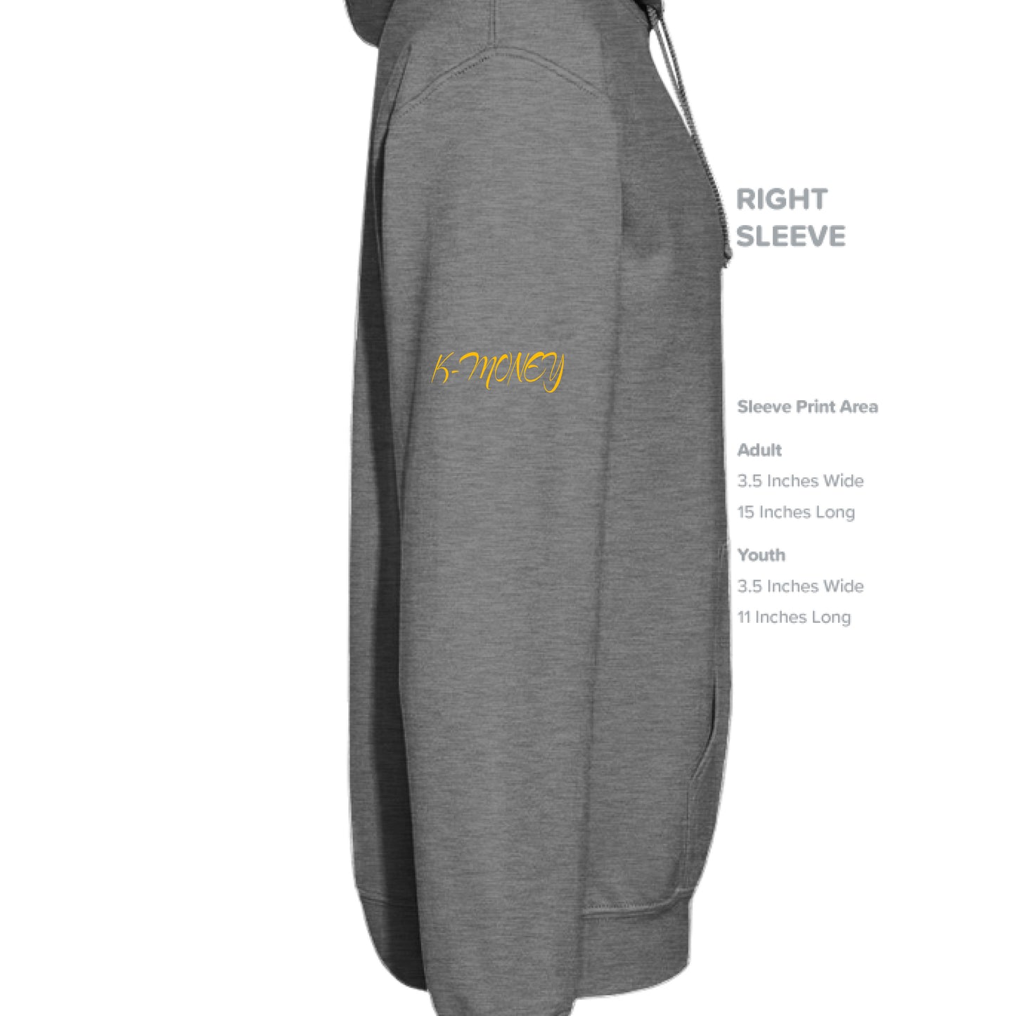 GRAPHITE HEATHER - SLEEVE_RIGHT
