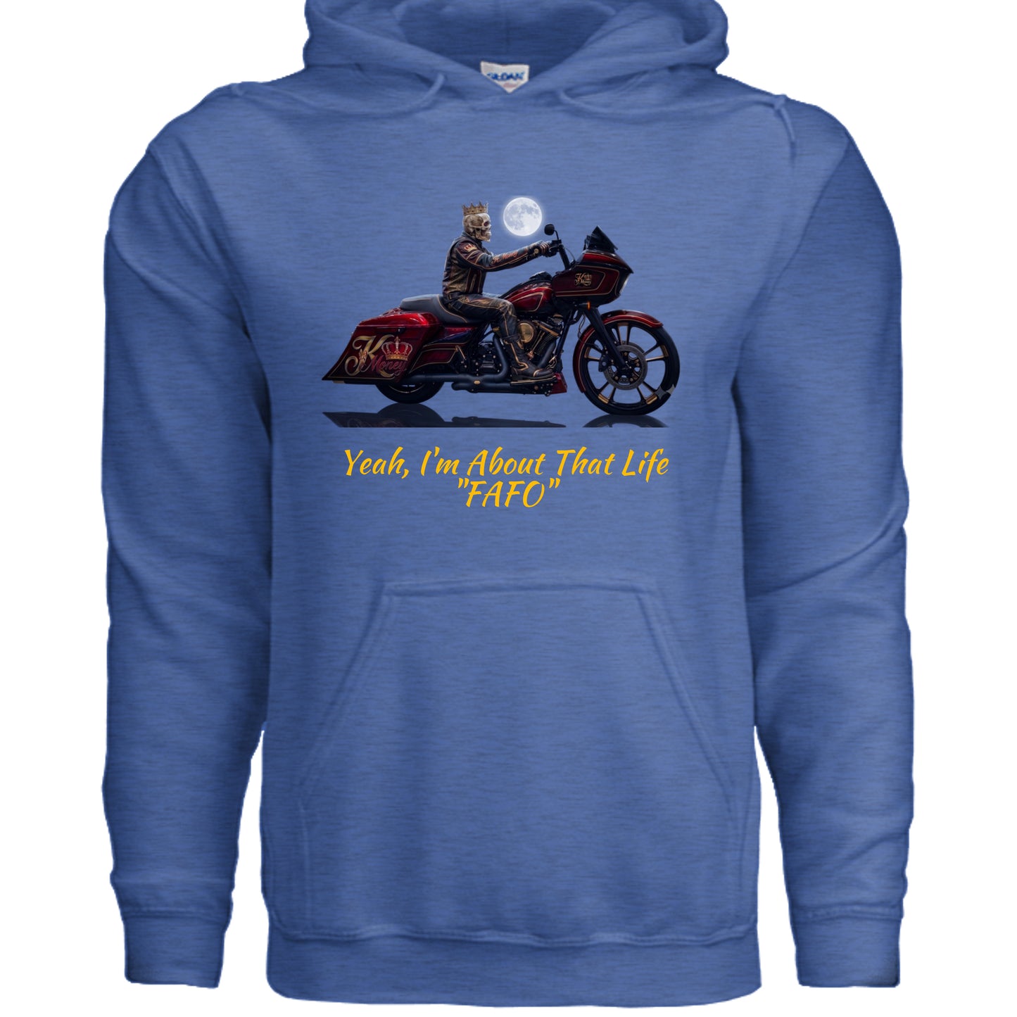 Heather Deep Royal - G185 - FRONT
